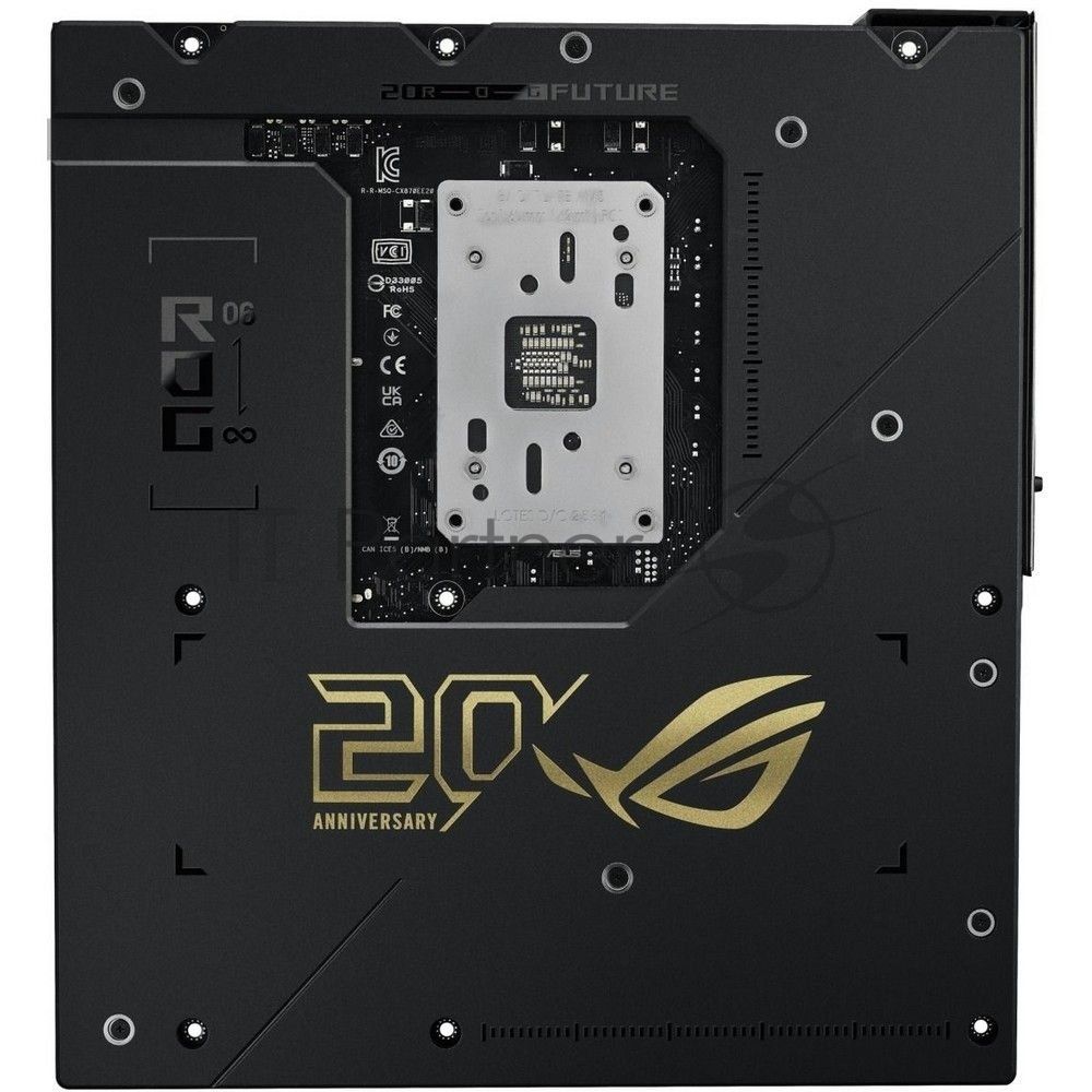 Материнская плата ASUS ROG CROSSHAIR X870E EDITION 20, AM5, AMD X870E, 4xDDR5, 4xSATA 6Gb/s, 5xM.2, 2xPCIe 5.0 x16, 2xUSB4 Type-C, 6xUSB Type-C, 8xUSB Type-A, 2x3.5 мм, 7.1, 2x10Gb LAN, E-ATX