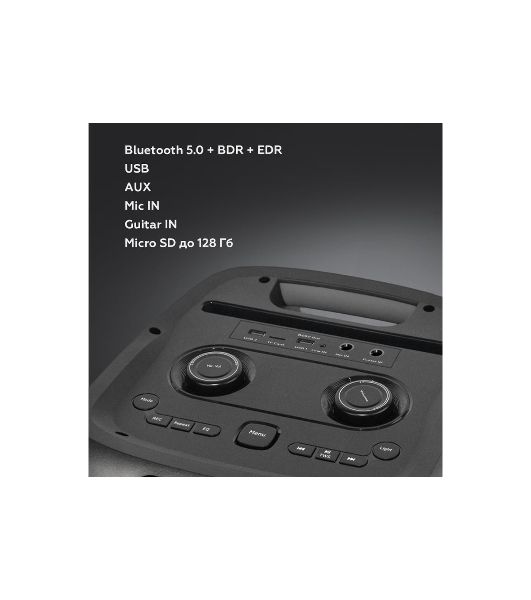 Портативная Bluetooth-колонка BQ PBS1010 черный 80 Вт