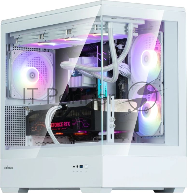 Компьютерный корпус Zalman Minitower P30 White V2 (mATX, White, без БП)