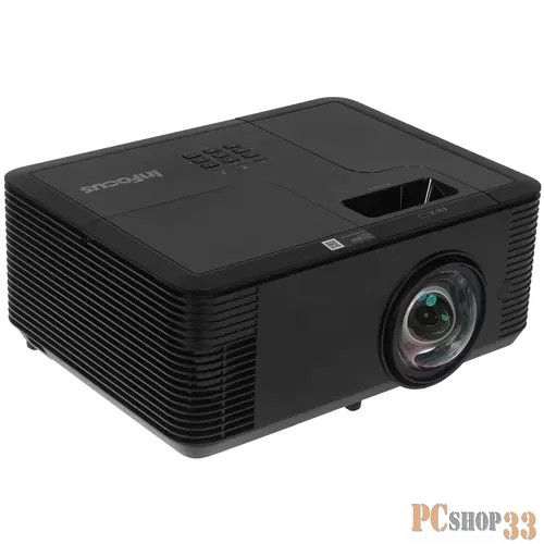 Проектор INFOCUS IN134ST DLP, 4000 ANSI Lm, XGA (1024x768), 28500:1, 0.626:1, 3.5мм in, Composite video, VGA, HDMI 1.4a x3 (поддержка 3D), USB-A (для SimpleShare и др.), лампа 15000ч.(ECO mode), 3.5мм out, Monitor out (VGA), RS232, RJ45, 21дБ, 3,2 кг