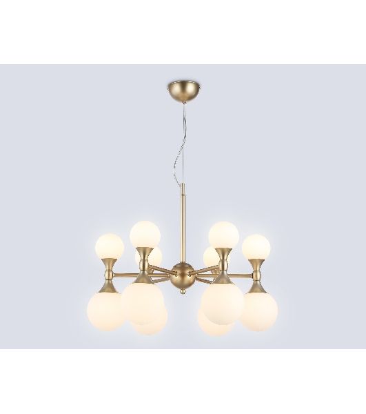 Люстра Ambrella light LH51050/12 GD/FR золото/белый матовый G9*12 max 28W D550*450