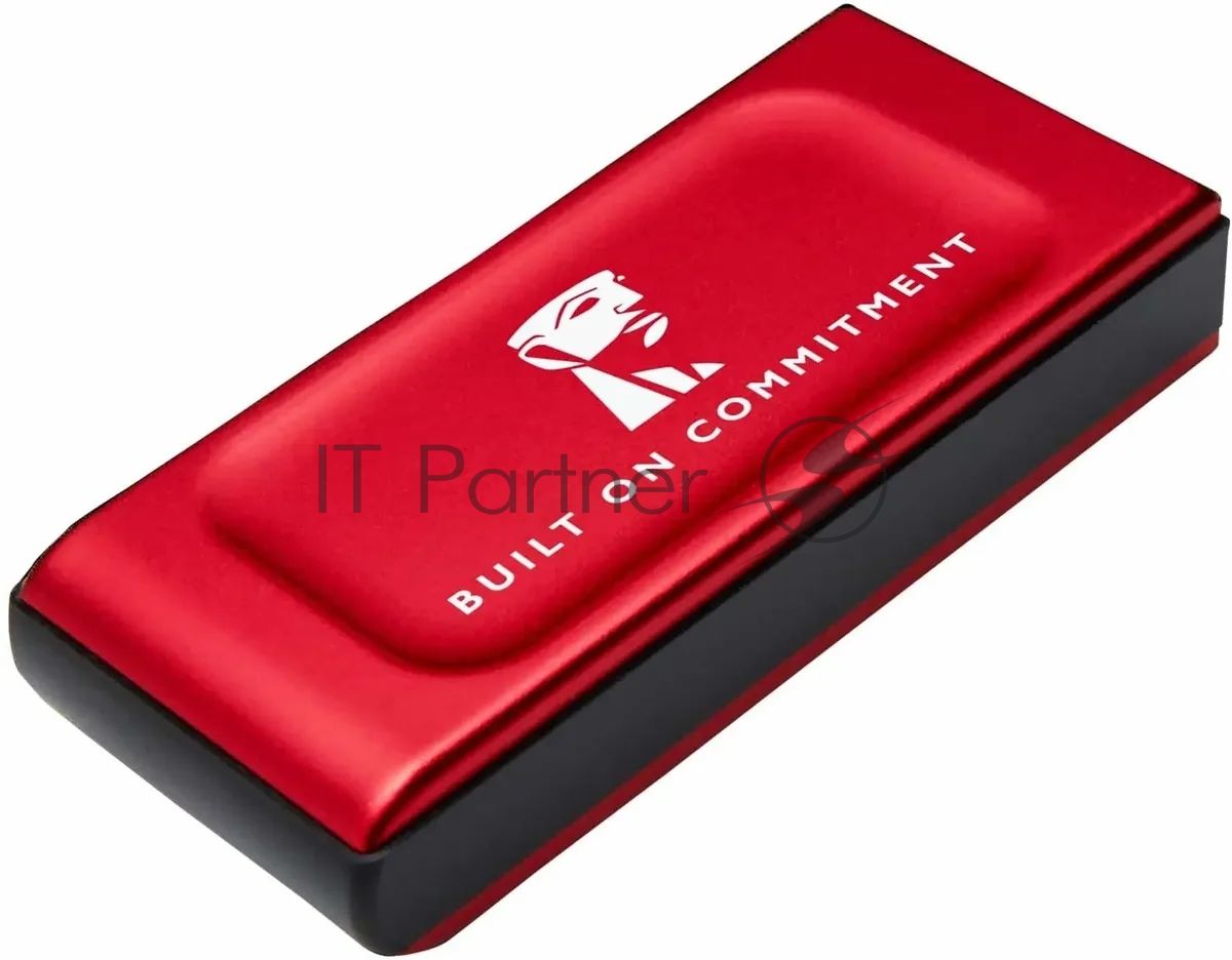 Внешний SSD Kingston XS1000, 2TB, USB 3.2 Gen 2 Type-C, R/W 1050/1000, красный