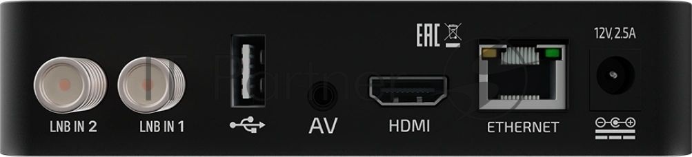 Комплект спутникового телевидения Триколор HD "СТАНДАРТ- 2" черный