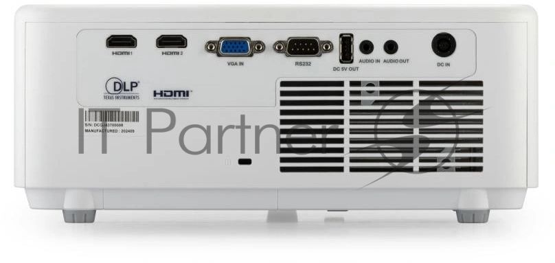 Лазерный проектор InFocus [IN1008SL] DLP, FullHD, 4500 lm, 3 500 000:1, 1.481.62:1, HDMI x2 (1.4, 2.0), VGA in/out x1, RS232 x1, Audio out, USB-A x1 (питание), 1х15w, 2,9 кг, белый
