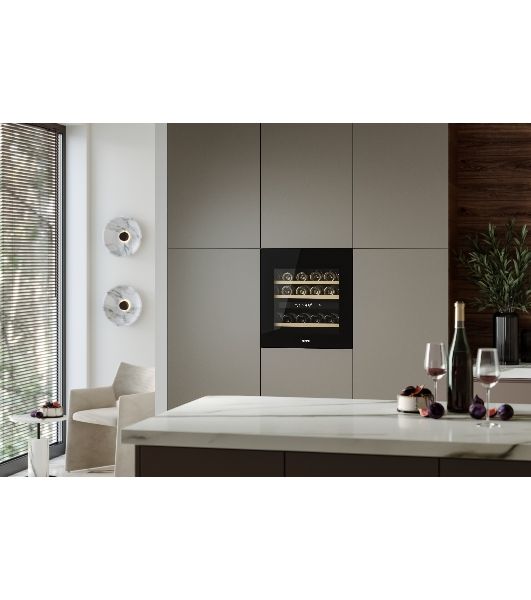 Винный шкаф встраиваемый Korting KFW 604 DB GN
