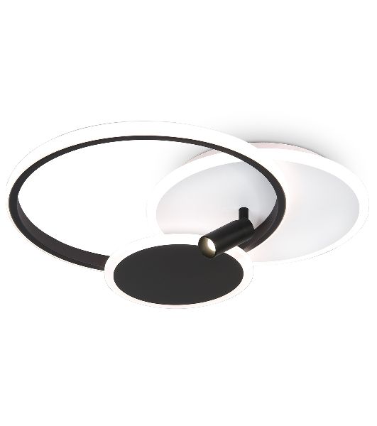 Светильник Ambrella light FL5118/3+1 WH/BK белый/черный 64W 3000K/4200K/6400K+4200K 480*425*110 (ПДУ ИК)