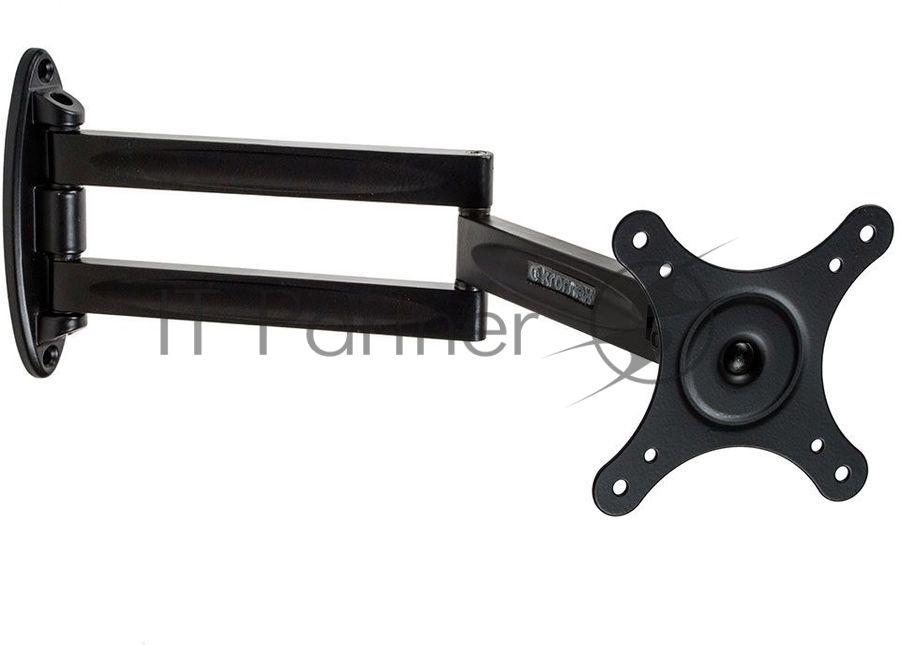 Кронштейн для телевизора Kromax TECHNO-11 черный 10"-32" макс.15кг настенный поворот и наклон