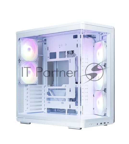 Компьютерный корпус ZALMAN MidTower P60 белый (ATX, без БП, 5x120мм ARGb fans, 1xUSB Type C, 2xUSB 3.0) (Zalman P60 белый)
