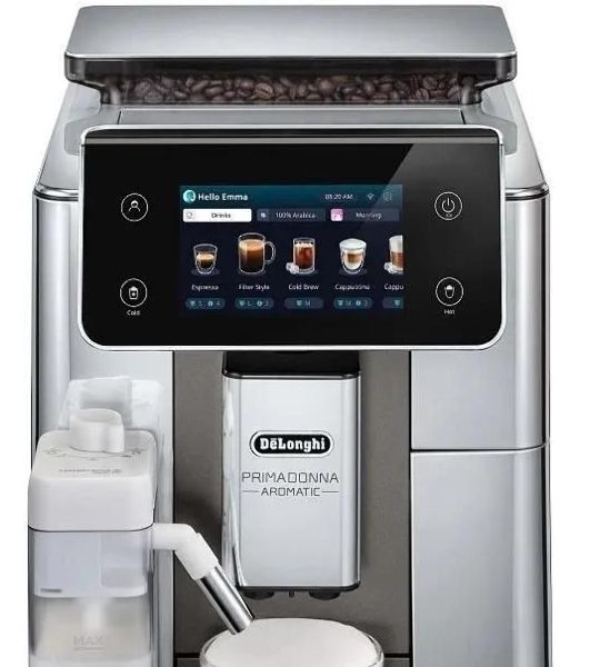 Кофемашина Delonghi Primadonna Aromatic ECAM630.75.TSM 1450Вт серебристый/черный