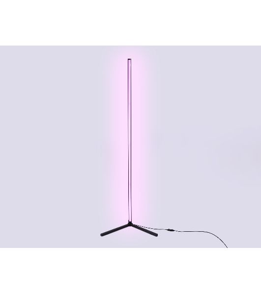 Светильник Ambrella light FL8027 BK черный LED 20W RGB D32*1650 (ПДУ РАДИО 2.4G)