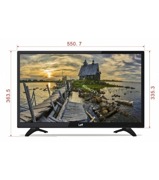 Телевизор LEFF 24" 24F260T черный LED FHD 60Hz