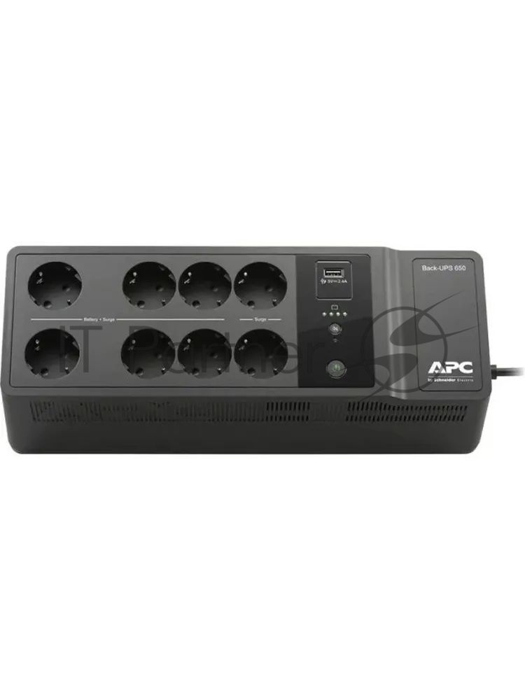 Источник бесперебойного питания APC Back-UPS BE650G2-GR/650ВА/400Вт/8xCEE 7 (евророзетка)
