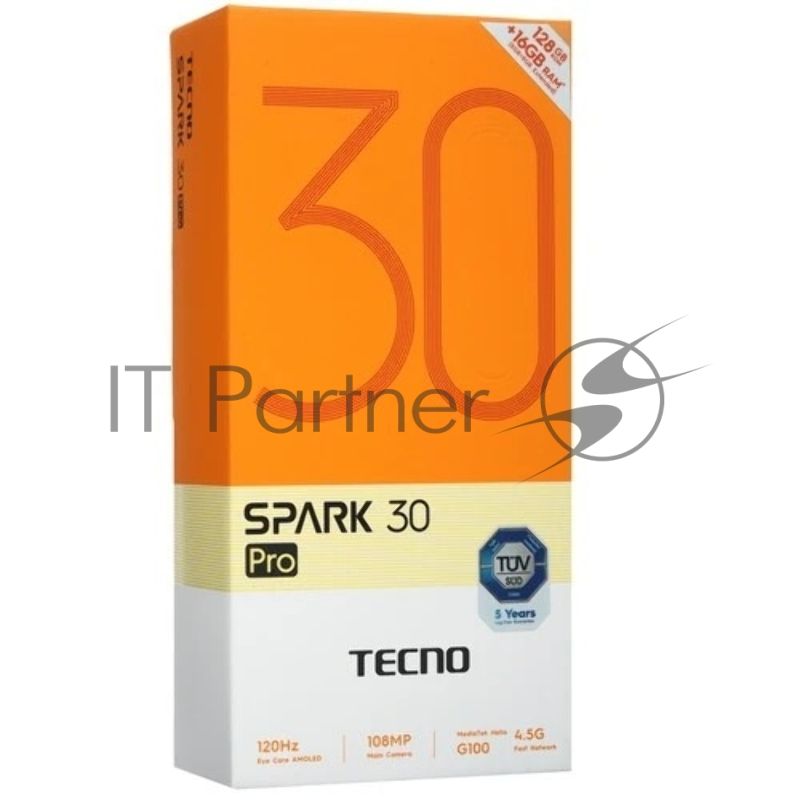 Смартфон Tecno SPARK 30 Pro, 8/128Gb, черный