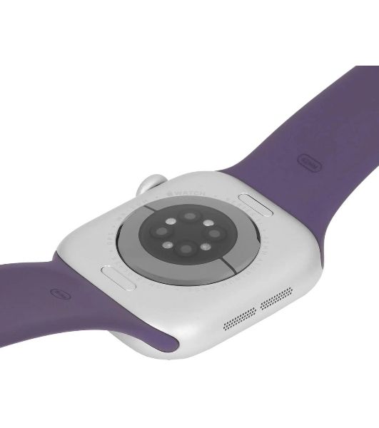 Умные часы Apple Watch Series 11 A3331, 1.77" OLED, Wi-Fi, Bluetooth, IPNX, серебристый, фиолетовый