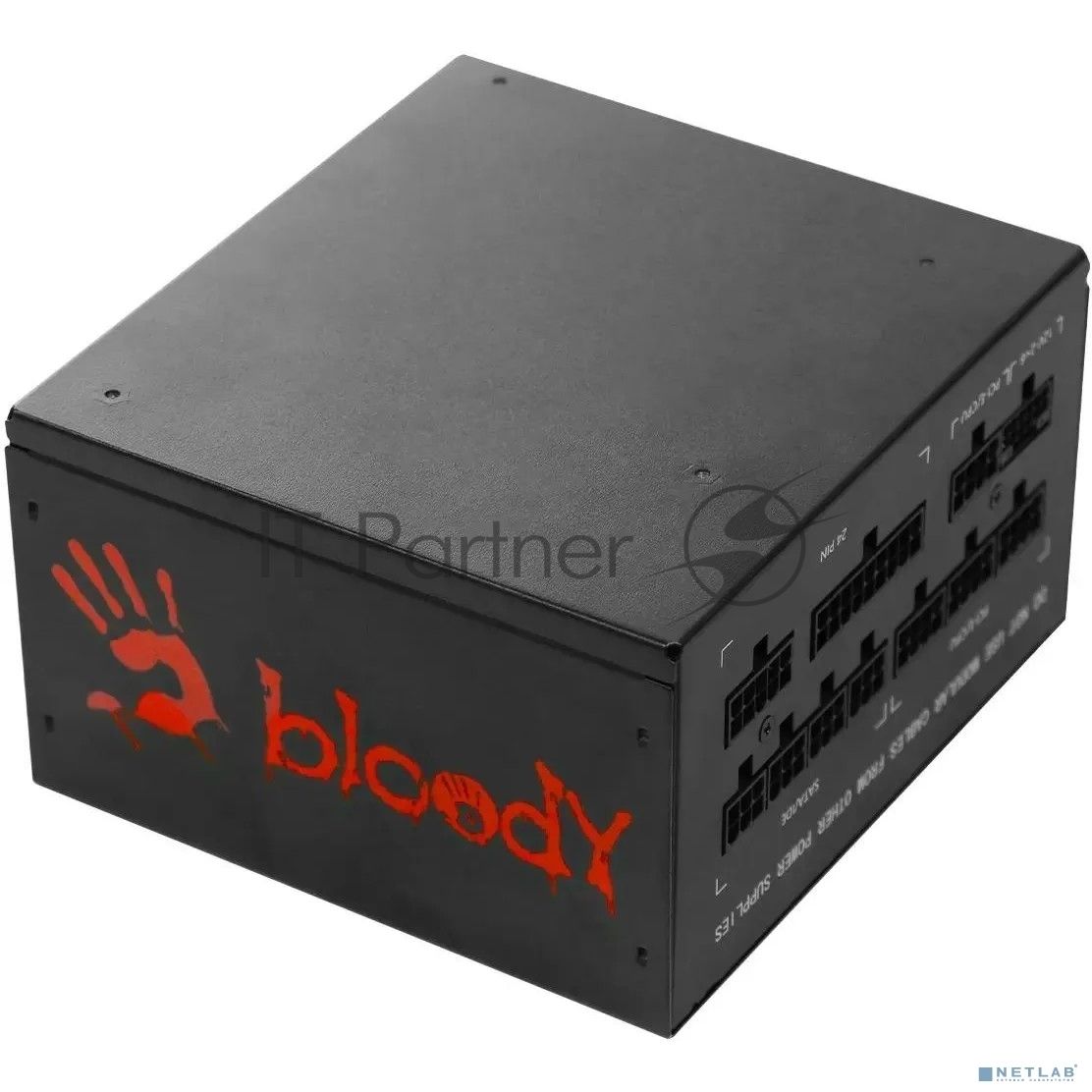 Блок питания Bloody BD-PS750G, 750Вт, 80 PLUS Gold, 120мм, черный