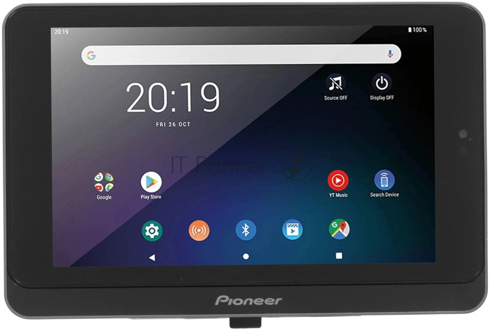 Автомагнитола Pioneer SDA835Tab+T20BT, 2 DIN, 8", Android 9, Bluetooth, USB Type-A, AUX, GPS