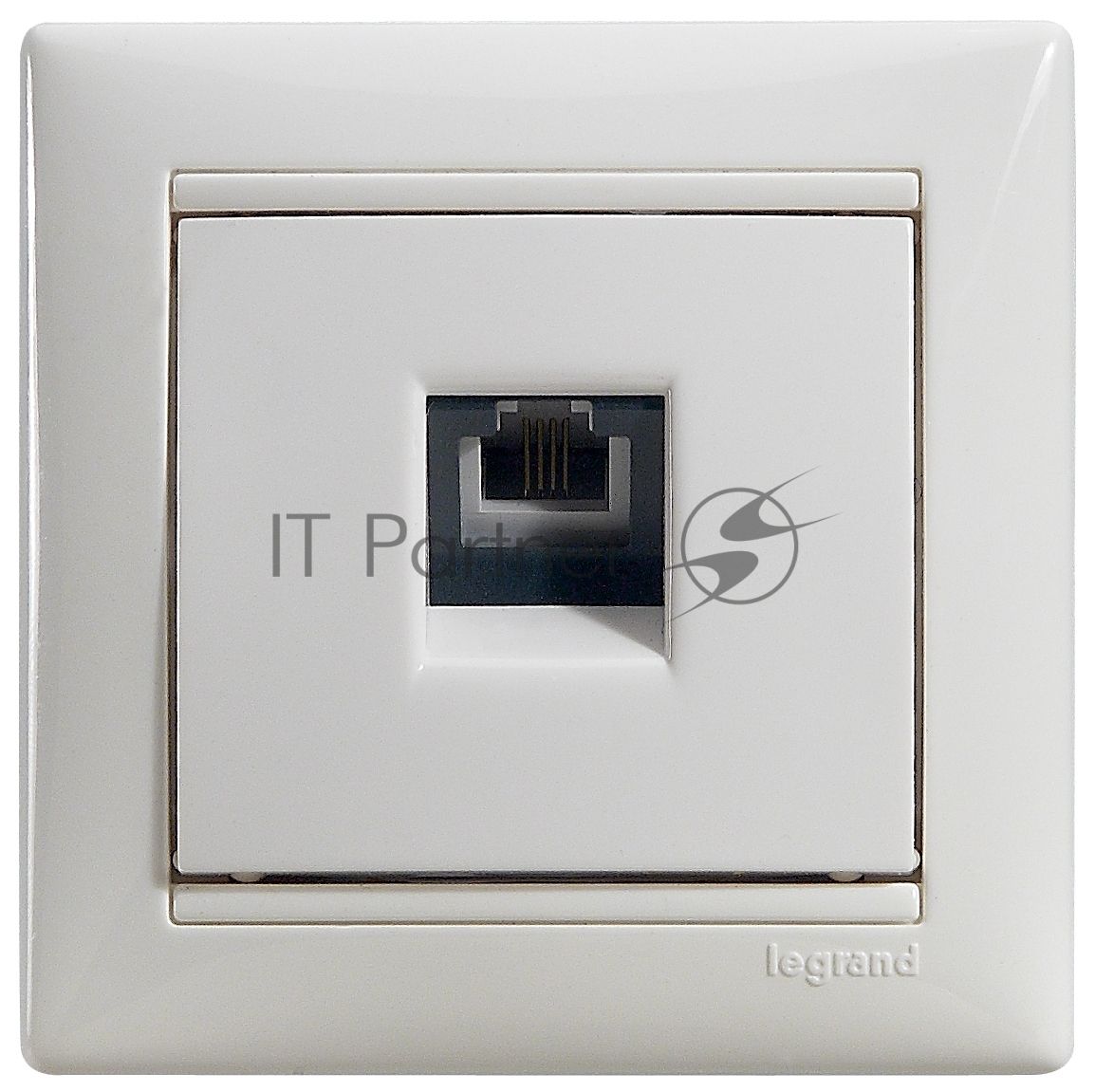 Legrand Legrand 774438 Розетка телефонная Valena RJ11 4 контакта 1 коннектор (белая)
