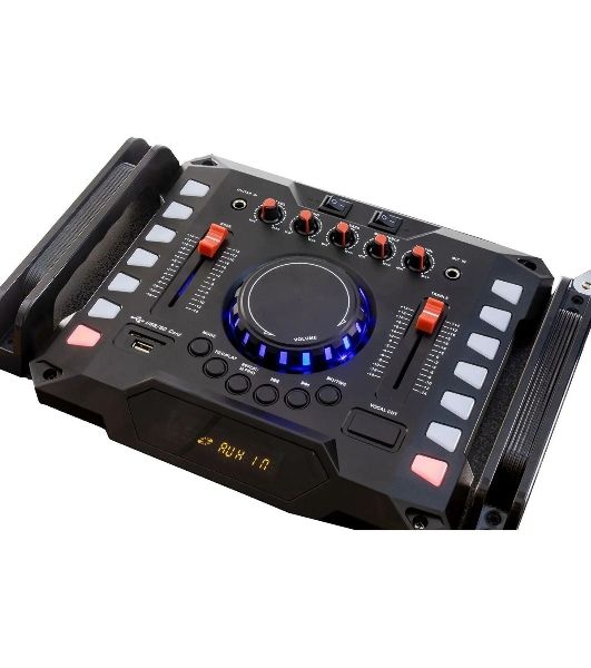 Минисистема SUPRA SMB-2150 черный 1200Вт FM USB BT SD (в комплекте: активн.+пассив.колонки)
