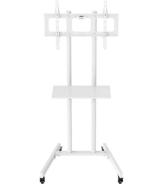 Стойка для телевизора Cactus CS-ST04 белый, 37"-70" макс. 68 кг, напольный, мобильный