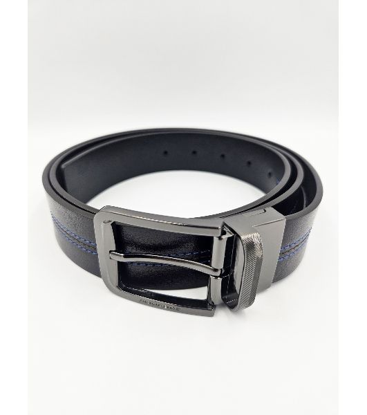 Ремень мужской Piquadro Blue Square CU6742B2/MON 125х3.5 см коричневый/черный натур.кожа