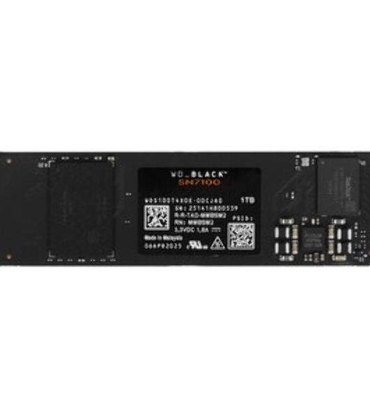 Накопитель SSD Western Digital Black SSD SN7100 M2.2280 PCIe 4.0 4Tb, 7000MBs/6700MBs, TBW 2400, WDS400T4X0E, 1 year