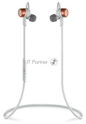 Гарнитура PLANTRONICS BackBeat Go 3 вкладыши, белый/оранжевый, беспроводные bluetooth