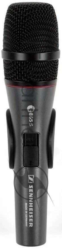 Микрофон Sennheiser e 865-S конденсаторный вокальный, суперкардиоида, бесшумный выключатель ON/OFF, 20 - 20000 Гц