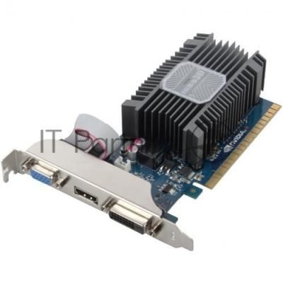 Видеокарта 1Gb <PCI-E> Inno3D GT730 c CUDA <GFGT730, GDDR3, 64 bit, HDCP, DVI, HDMI, Retail>