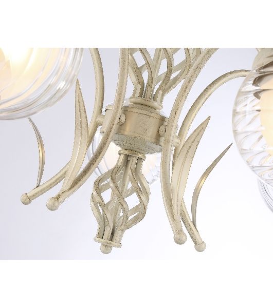 Светильник Ambrella light TR3066/5 WH/GD белый/золото E27*5 max 40W D590*340