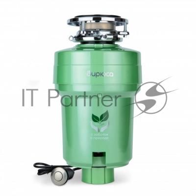 Измельчитель пищевых отходов Бирюса WD-750E2 750Вт, зеленый Измельчитель пищевых отходов Бирюса WD-750E2 750Вт, зеленый
