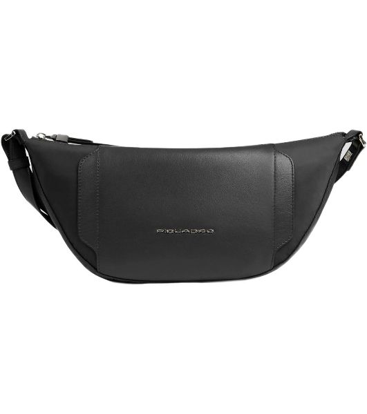 Сумка женская Piquadro Lyra CA6950W92T/N черная нейлон/натур.кожа