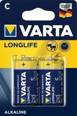 Батарейки VARTA Long Life C блистер 2 04114101412