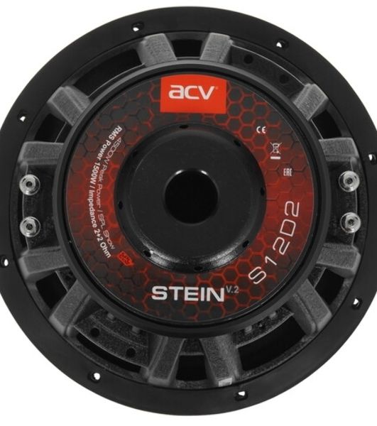 Сабвуфер автомобильный ACV SW-12D2F SLIM 30см/RMS 350Wt/2+2Ом/SPL 88Дб