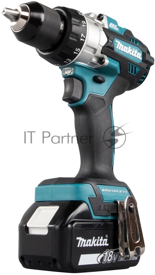 Дрель-шуруповерт Makita DDF486RTJ, 18 В, 5 Ач, 130 Нм, бесщеточный