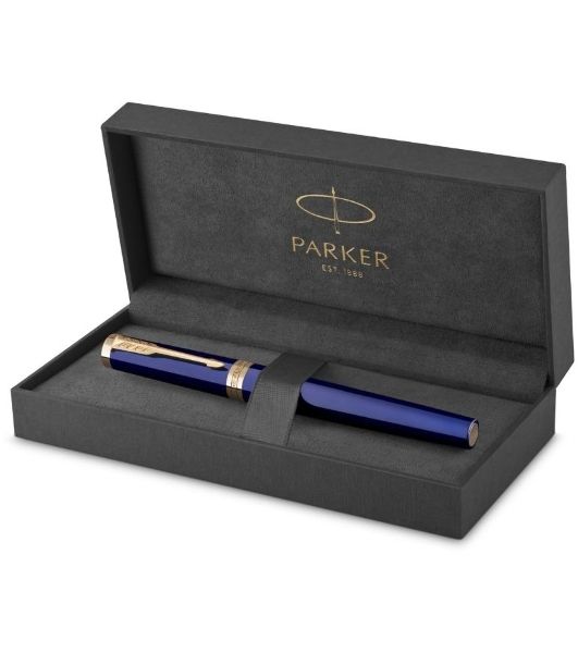 Ручка перьевая Parker Ingenuity Core F570 (2182009) Blue GT, F, сталь нержавеющая, подарочная коробка