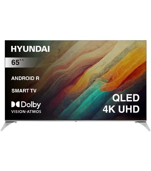 Телевизор Hyundai 65" H-LED65QBU7500 черный UHD QLED 60Hz Smart TV