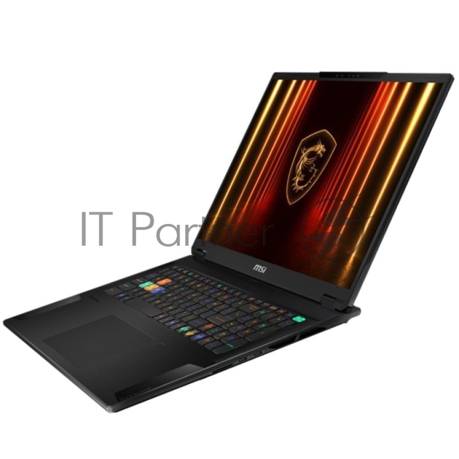 Ноутбук MSI Stealth 18 HX AI A2XWHG-098XRUY/18"/IPS/Intel Core Ultra 9 275HX/32Gb/1Tb SSD/NVIDIA GeForce RTX 5070 Ti 12Gb/NoOS/черный/2.89kg