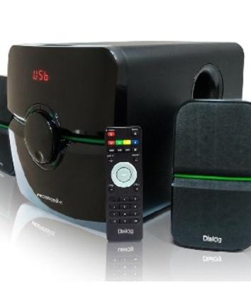 Акустическая система Dialog Progressive AP-203 черный 2.1, 18W+2*10W RMS, USB+SD reade