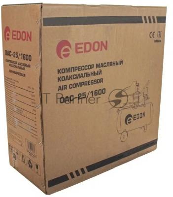 Компрессор поршневой Edon OAC-25/1600 масляный 198л/мин 25л 1600Вт красный Компрессор поршневой Edon OAC-25/1600 масляный 198л/мин 25л 1600Вт красный