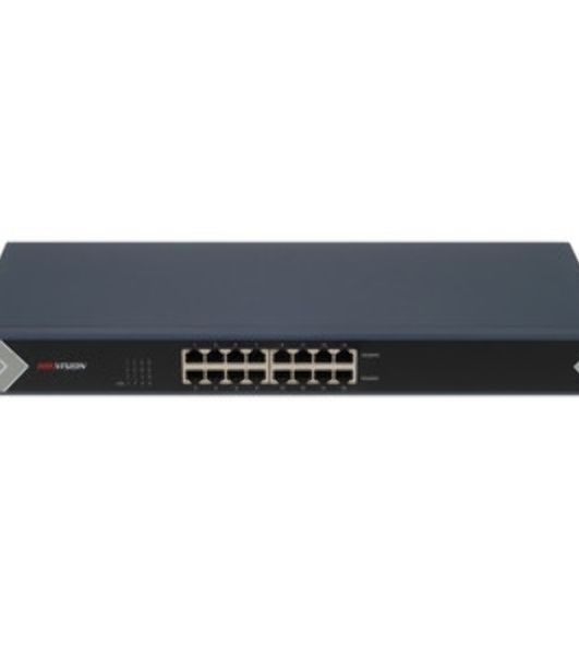 Гигабитный коммутатор DS-3E0516-E(C), 16-портовый, Hikvision