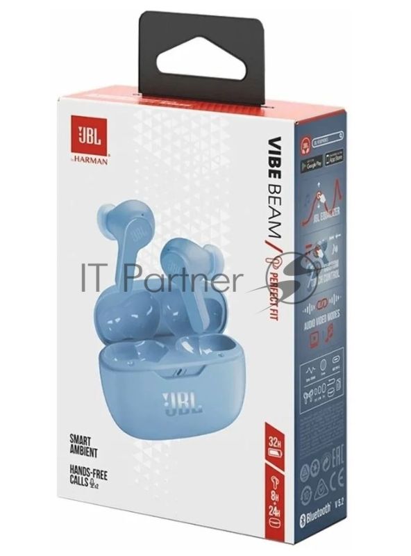 Наушники JBL модель Wave Beam синий