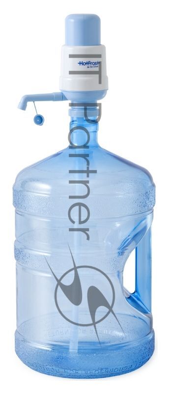 Помпа для 19л бутыли Hotfrost A6 механический, голубой/белый