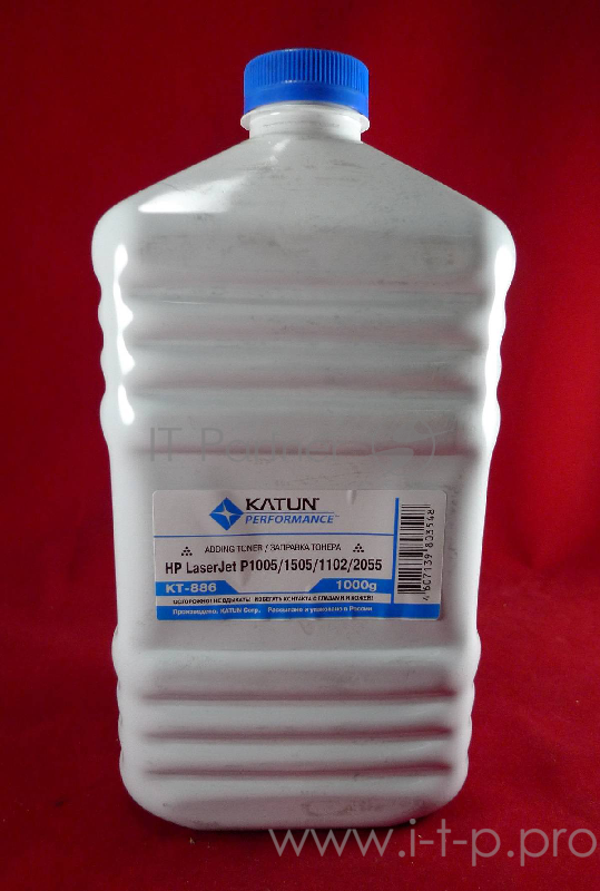 Тонер HP LJ P1005/1505/1566/1606/1102/2035/2055/Canon LBP-3010/3250 Universal (кан., 1кг.) Katun фас России
