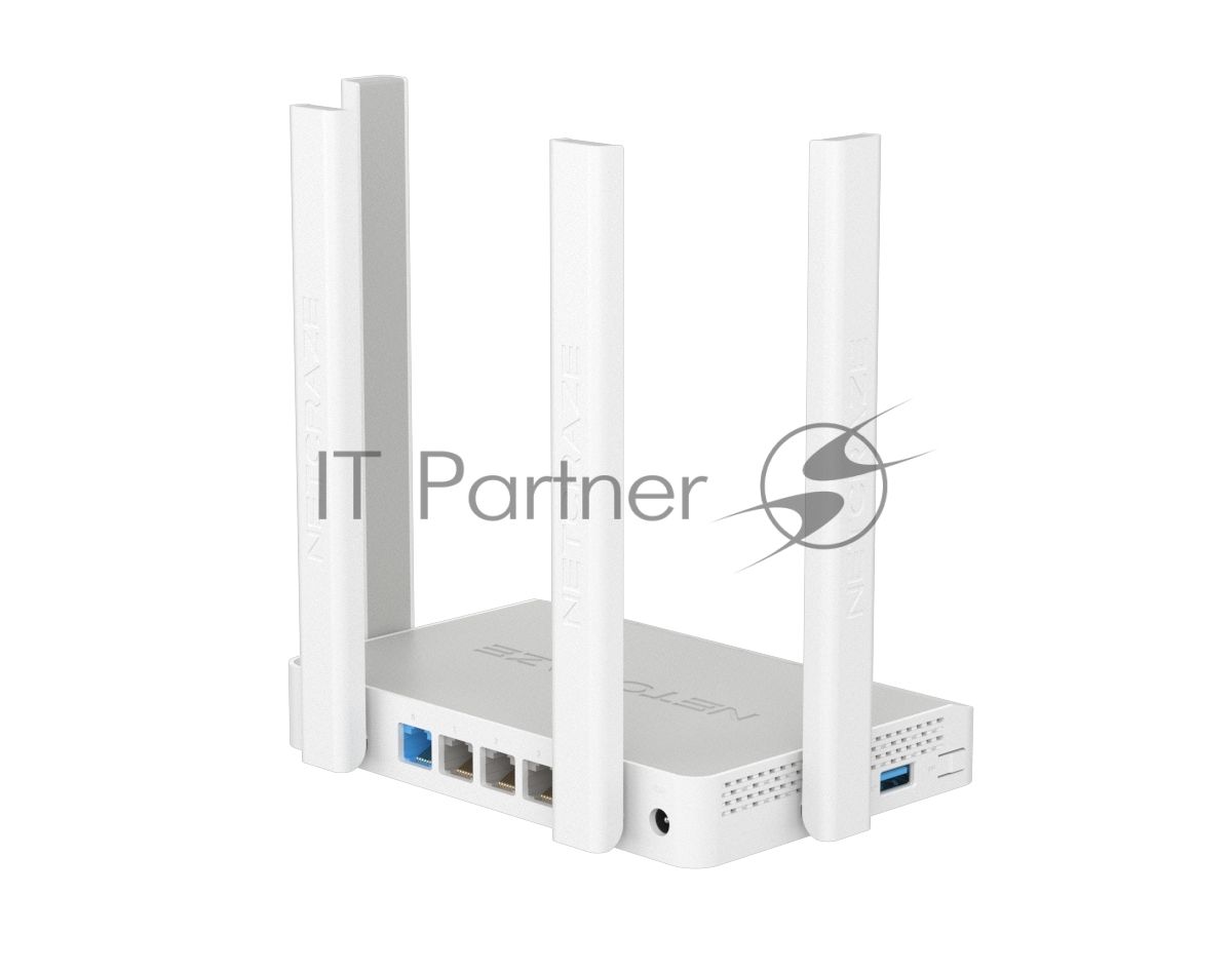 Гигабитный интернет-центр Netcraze Viva (NC-1913) с Mesh Wi-Fi 5 AC1200, 4-портовым Smart-коммутатором и многофункциональным портом USB
