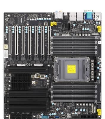 Материнская плата Supermicro X12SPA-TF, LGA4189, Intel C621A, 16xDDR4, 8xSATA, 4xM.2 PCIe 4.0 x4, 7xPCIe 4.0 x16, 1xVGA, 1x 10GbE LAN, 1x 1GbE LAN, 2xUSB 3.2 Gen2, 4xUSB 3.2 Gen1, 1xCOM, 7.1, E-ATX