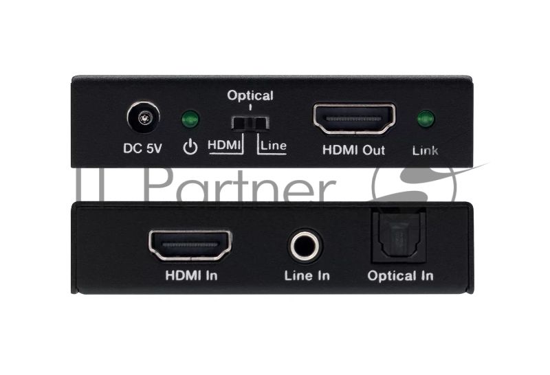 Эмбеддер HDMI 4K60 Infobit iTrans AE01 HDCP 2.2, RCA и оптический выход