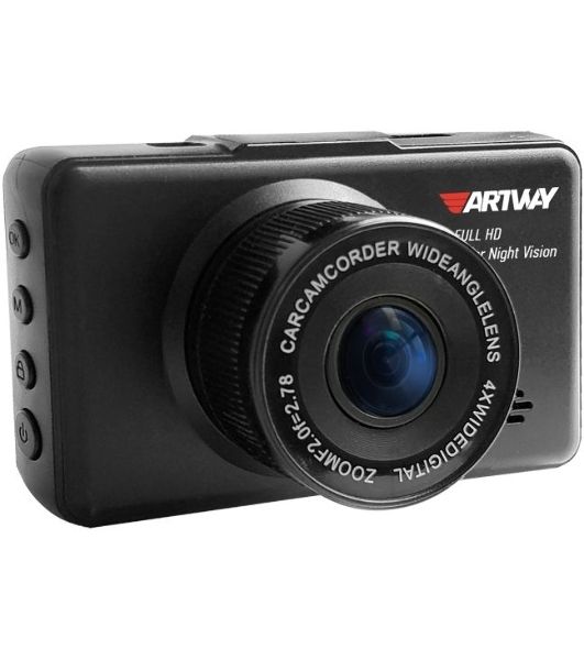 Видеорегистратор Artway AV-396 Super Night Vision, 1920x1080, 3", G-сенсор, датчик движения