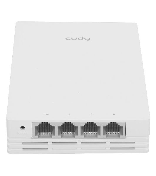 Точка доступа Wi-Fi Cudy AC1200 Gigabit Wall-Plate Access Point AC1200 Dual Band Gigabit Wall Plate Access Point, MT7621DAN+MT7613B+MT7603E, 867Mbps at 5GHz + 300Mbps at 2.4GHz, 1 x Gigabit PoE-IN Port, 802.3af/at, 4 x Gigabit RJ45 ports, LAN1 support PoE