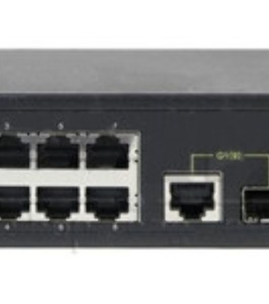 Коммутатор SNR Управляемый коммутатор уровня 2+, 8 портов 1/2.5/5/10GBASE-T, 4 порта 1/10G SFP+ встроенный БП ~220V AC