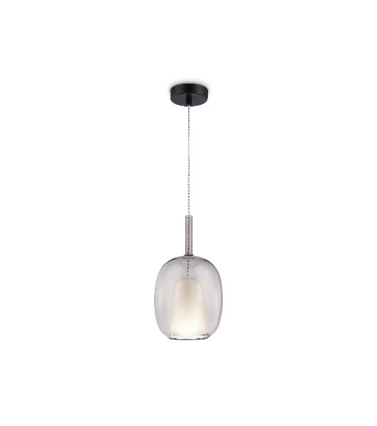 Подвесной светильник Ambrella light LH11125 BK/WH/TI черный/белый/янтарь E27 max 60W D175*310